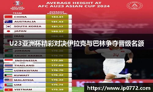 U23亚洲杯精彩对决伊拉克与巴林争夺晋级名额